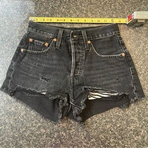 Levi's Black High Rise Women's Shorts